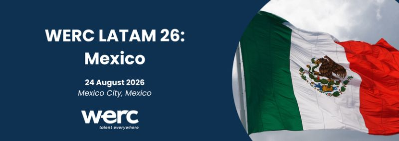 Banner WERC LATAM 2026 Ciudad de México con bandera de México